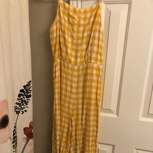 Size Medium Old Navy Gingham Jumpsuit